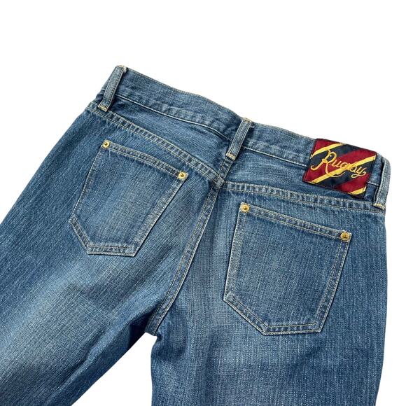 Ralph Lauren Rugby Jeans Womens 27 Medium Wash Straight Leg Low Rise 29" Inseam - Picture 1 of 11